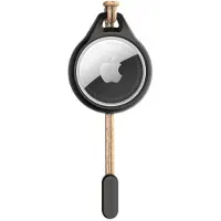 Itskins FERONIABIO // AIRCOVER - Baksidedeksel for airtag - Impactane Bio, 100% compostable material - svart - for Apple AirTag