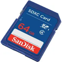 SanDisk - Flashminnekort - 64 GB - Class 4 - SDXC