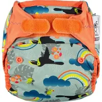 CLOSE CABOO ble/innlegg til gjenbrukbar bleie V2 Toucan med bambusinnlegg 3-16 kg, 1 stk