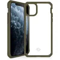 Itskins HybridSolid, Etui, Apple, iPhone 11 Pro, 14,7 cm (5.8), Grønn, Gjennomsiktig