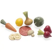Dantoy Green Gadren Fruit and vegetables 10 pcs
