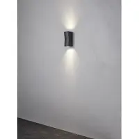 Nielsen ASK vegglampe antrasitt grå up/downlight
