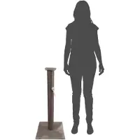 Dogman Klorestolpe Sally Grå 90cm
