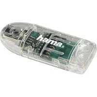 Hama - Kortleser - 8-i-1 (MMC, SD, miniSD, microSD, MMCplus, SDHC) - USB 2.0