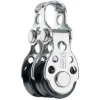 Harken Dobbel Luftblokktrinse 16 Mm