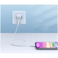 UGREEN - Lightning-kabel - USB-C hann til Lightning hann - 1 m - skjermet - hvit - USB Power Delivery (18 W)
