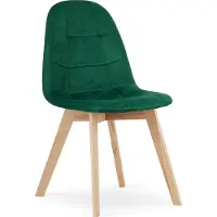Leobert stol BORA - mørkegrønn fløyel x 4 (model_3757_4-BORA-ALFY71)