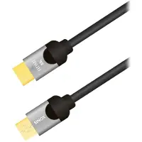 Sinox beslag Sinox ULTRAHD - High Speed - HDMI-kabel med Ethernet - HDMI hann til HDMI hann - 1 m - svart - støtte for 8K UHD (7680 x 4320)