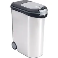 Curver Fôrbeholder Metallic - Inntil 20 kg tørrfôr