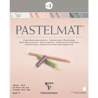 Clairefontaine PASTELMAT-papir nr. 2 - 24x30 - 12 ark 4 farger