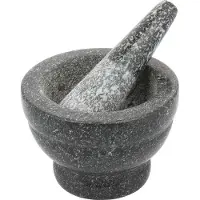 King Hoff morter og kvern, steinmaler-sett i 2 deler, 9,5x7 cm