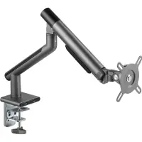 Alterzone Arm One USB Aluminium Monitorarm, 2 x 3.0 USB-Porter, Space Gray