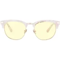 Gunnar Optiks DON-08201, Kvinner, firkant, Klassisk, Rosa, Acetat, Metall, Rav