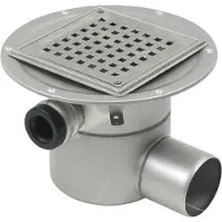Blücher 75 mm afløbsskål t/smøremembran, m/studs, vandret, flex