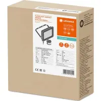 Ledvance Floodlight LED-projektor FLOOD COMPACT SENSOR V 50W 840 SYM 100 BK 4058075575325