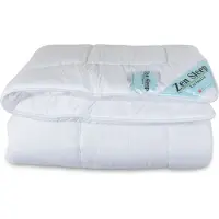 Zen Sleep Dobbeltdyne 240x220 cm - Allergivennlig 2 lags termodyne - Fuktabsorberende dyne king size med mikrofiber