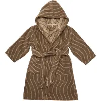 Leander badekåpe str. 3-4 år Woodland bomull - Mocca