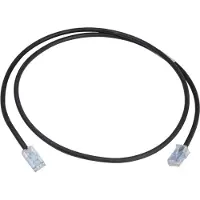 CommScope MiNo6A Series - Koblingskabel - RJ-45 (hann) til RJ-45 (hann) - 61 cm - 4.95 mm - UTP - CAT 6a - IEEE 802.3bt - CM-LS - halogenfri, uten hindringer, solid, dual rated - gul