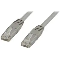 X-SHIELD - Koblingskabel - RJ-45 (hann) til RJ-45 (hann) - 3 m - UTP - CAT 6 - halogenfri, formstøpt - grå
