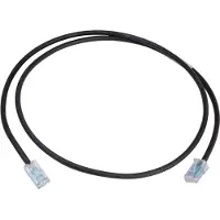 CommScope - Koblingskabel - RJ-45 (hann) til RJ-45 (hann) - 1.52 m - 4.95 mm - UTP - CAT 6a - halogenfri, uten hindringer - svart