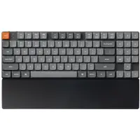 Keychron Silicone Palmrest K1 / K1 Max / K13 / K13 Max series - Håndleddsstøtte - Svart