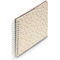 Hama 00007701, Beige, 50 ark, 10 x 15, Spiralbinding, Hvit, 280 mm