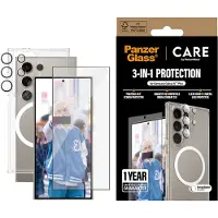 PanzerGlass CARE by Flagship 3-in-1 Set Samsung Galaxy S25 Ultra