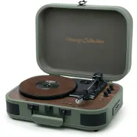 Muse MT-207 PGR platespiller, direktedrift 33,45,75 RPM, Bluetooth-utgang, grønn