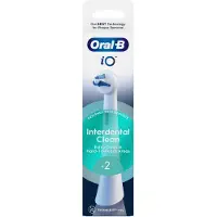 Oral-B iO Interdental Clean tannbørsteender hvit (2 stk.)