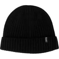 Retki 100% Merino rib one size lue, black