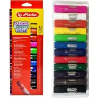 Herlitz Plakatkritt i stift 12 farger