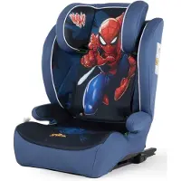 Spider-man beltestol 105-150 cm med rygg ISOFIX R129, Spiderman