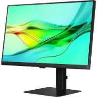 Samsung ViewFinity S6 S24D604UEU - LED-skjerm - USB - 24 - 2560 x 1440 QHD @ 100 Hz - IPS - 350 cd/m² - 1000:1 - HDR10 - 5 ms - HDMI, DisplayPort, USB-C - sort