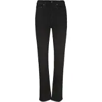 Levi's for woman. 18883-0321 Straight High-Waisted Jeans 724 black (24/30), Casual, Cotton, Denim