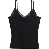 Superdry Essential Lace Trim Ermeløs T-skjorte
