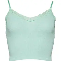 Superdry Vintage Rib Lace Trim Cami Ermeløs Topp