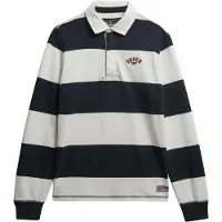 Superdry Vintage Athletic Stripe Rugby Langarmet T-skjorte
