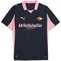 Puma Palermo F.C. 25/26 Replica Away Jersey Men, Clothing, Deep Navy/Light Pink, XXL