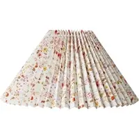 Nielsen Plisse-skjerm med blomster Blomster Eng Hacienda side 23 cm rød