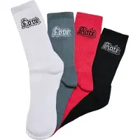 Mister tee Love Hate Lange Sokker 4 Par