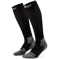 Cep Ski Ultralight Socks Tall 3.0, Skistrømper, Dame, Black/Grey