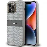 DKNY Dkhcp14lprthsle Iphone 14 Pro 6.1 Bezowy Leather Mono Stripe Telefondeksel