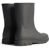 Hunter for woman. FRU0002252 Downpour Short Insulated black rain boots (38), Flat, None, Casual, PVC