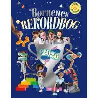 Carlsen Rekordbok for barn 2026 av Mikael Brøgger, 196 sider, innbundet |