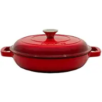 GrandFeu Grand_Feu Grand feu støpejernspanne 27 cm, rød