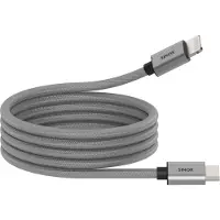 Sinox beslag Sinox SXI03301MAG, 1 m, Lightning, USB C, Hankjønn, Hankjønn, Grå