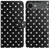 Mtp Products iPhone Air lommebokveske med prikkmønster - svart