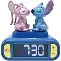 Stitch & Angel Night light Alarm Clock