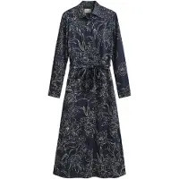Gant 4503479 Floral Lang Ermet Midi-kjole