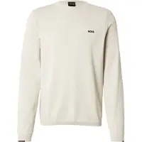 Boss green for man. 50556145 Ever-X beige sweater (XL), Casual, Cotton, Long sleeve